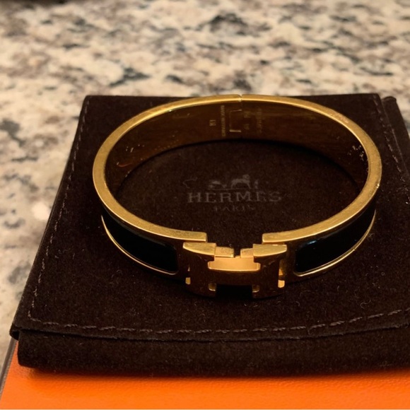 Authentic Used Hermes Clic Bracelete. - Picture 3 of 4